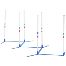 PawHut Dog Weave Pole Set, Agility Starter Kit for Outdoor Exercise Training