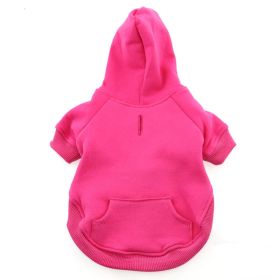 Flex-Fit Dog Hoodie (Color: Pink, size: 4X-Large)